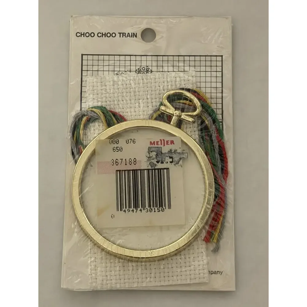 New Berlin‎ Creative Crafts Cross Stitch Train Christmas Ornament Kit #30150 NEW